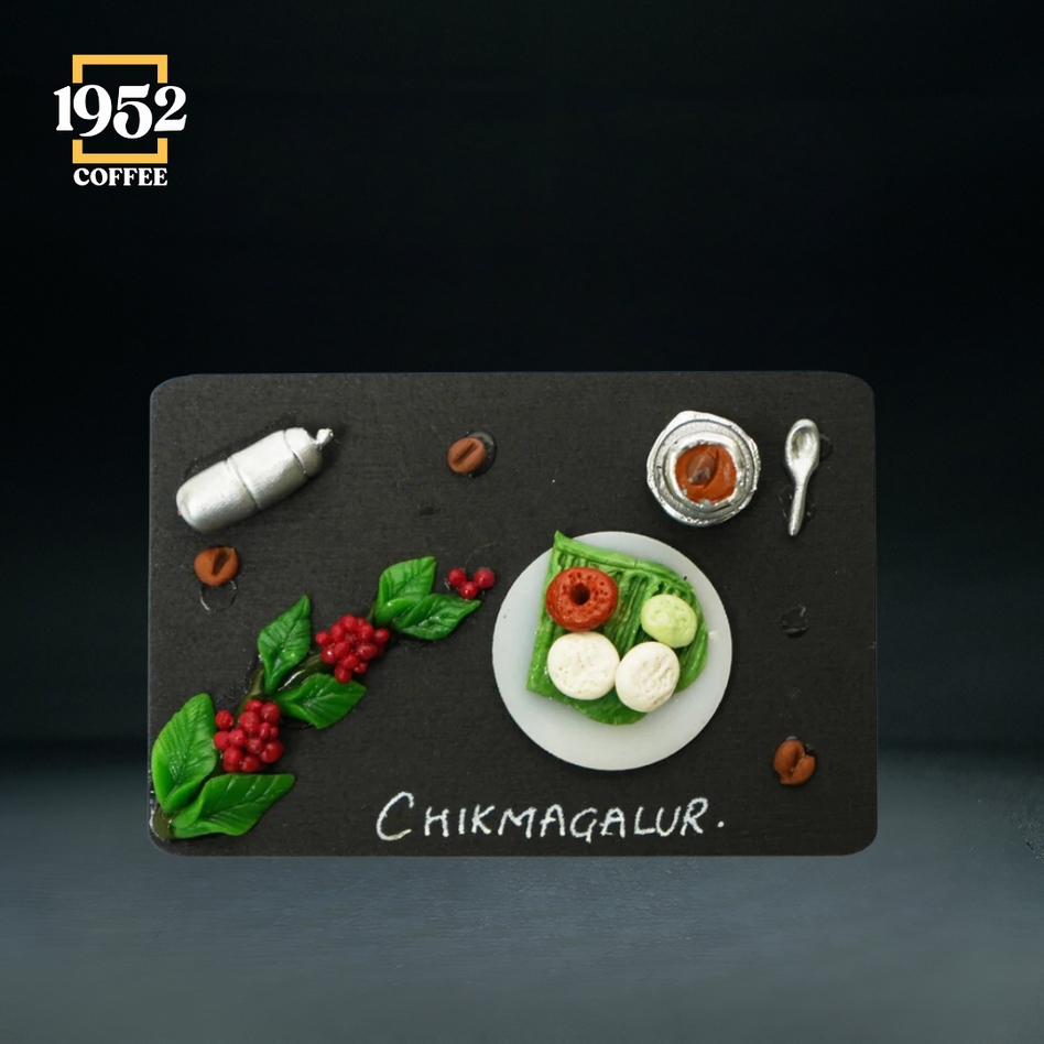 Miniature hand made magnets- South Indian Idli Vade