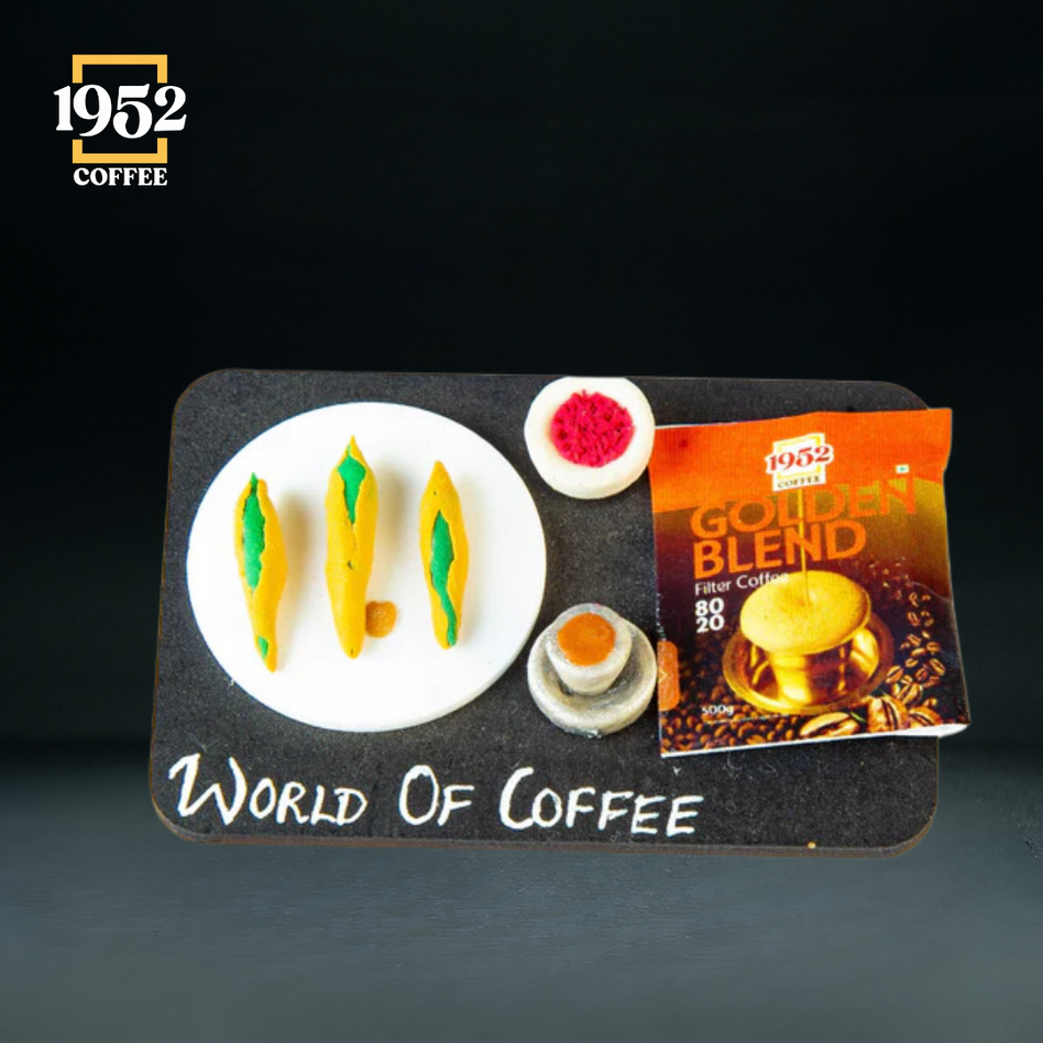 Miniature hand made magnets- Chilli Bajji