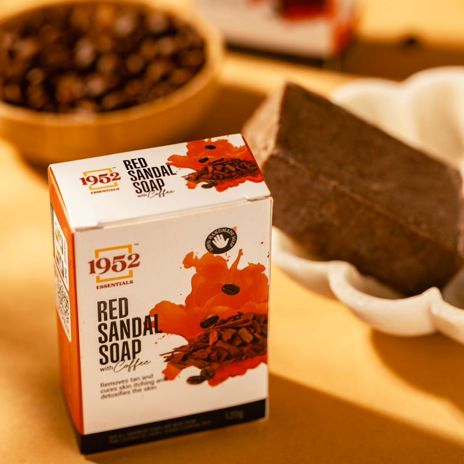 RED SANDAL SOAP WITH COFFEE 120gms
