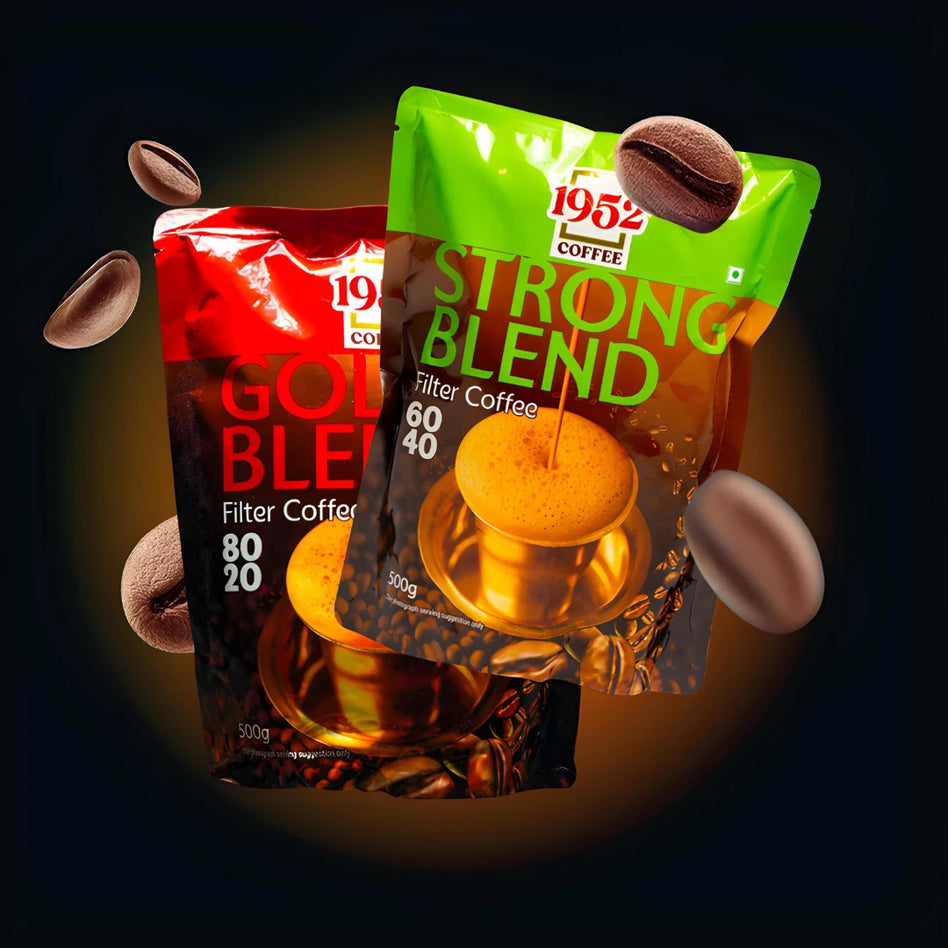 1952 Coffee Combo pack (Golden+Strong) 250g Each