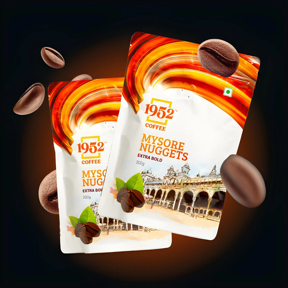 MYSORE NUGGETS EXTRA BOLD 200G, (100% COFFEE)