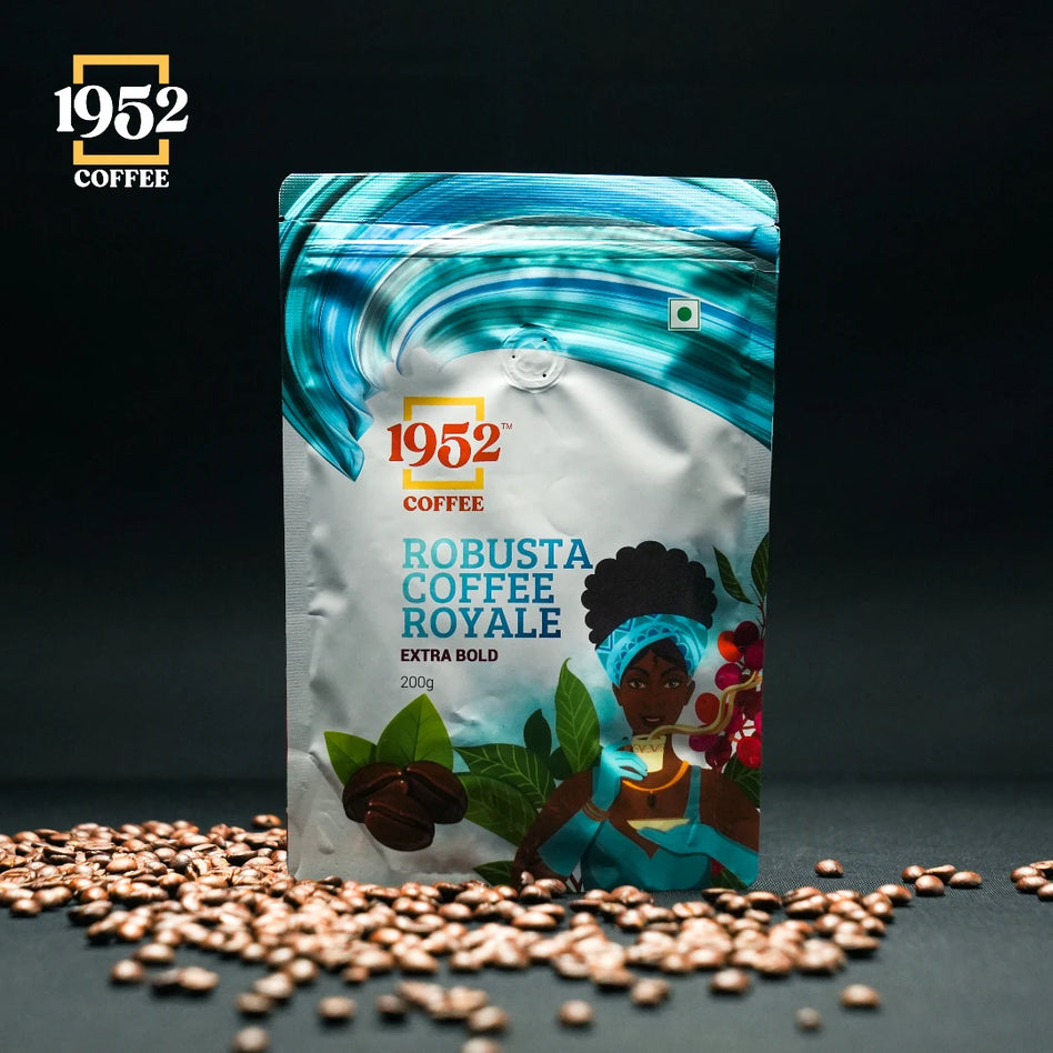 ROBUSTA COFFEE ROYAL 200G, (100% COFFEE)