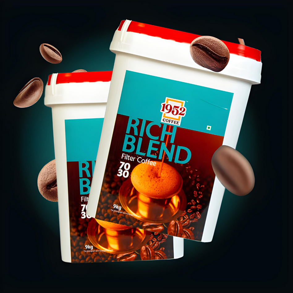 Rich Blend 9kg tin (70% Coffee - 30% Chicory)