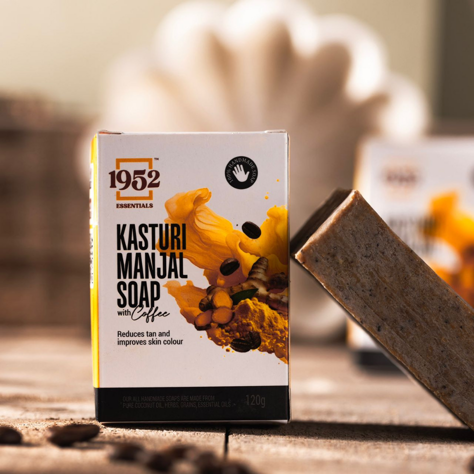 KASTURI MANJAL SOAP WITH COFFEE  120gms